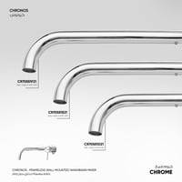 خلاط مغسلة جداري بدون إطار Chronos -CR70551 Framel...