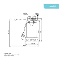 مضخة هاتش (غطاس) لنزح المياه HAT-DP-150A