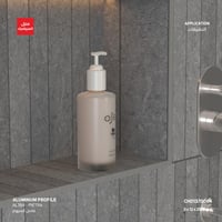 AL784 بروفايل ألمنيوم لحواف الجدار