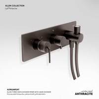 خلاط شاور ثلاث اتجاهات مخفي مع سماعه شاور متحركة​...