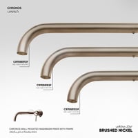 خلاط مغسلة جداري بدون إطار Chronos -CR70551 Framel...