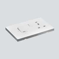 مقبس ( فيش ) ثلاثي مزدوج 13 أمبير + مفتاح تكييف 45...