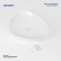 حوض مغسله كيب كود سطحي