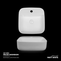 حوض مغسلة سطحي مليسيا (مربع)​ - WB14