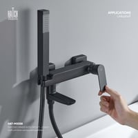 خلاط تأسيس خارجي مع صباب متحرك ثنائي الأتجاه MX058