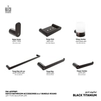 مجموعة هاتش لإكسسوارات الحمام 6*1 دائري