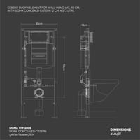 خزان جيبريت مخفي "سيجما" للكرسي المعلق