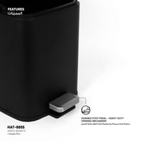 سلة مهملات مربع - 8855