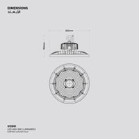 أجهزة إضاءة للأسقف العالية 145واط ليد وحدات إضاءة...