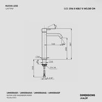خلاط مغسلة Nuova Less - LN000540