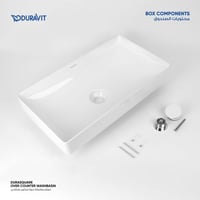 حوض مغسله ديورا سكوير سطحي