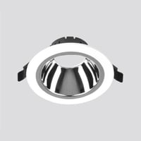 إطار سقفي دائري غاطس المنيوم غير متحرك ومضاد للوهج...