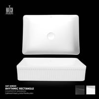 حوض مغسلة سطحي رتيميك (مستطيل) - WB023