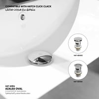 حوض مغسلة سطحي أزاليا (بيضاوي) WB16