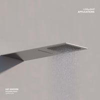 رأس دش مخرجين للمياه مطري وشلال - SW01055