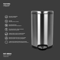 سلة مهملات دائري - 8856A