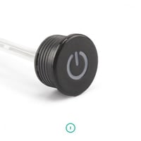 مفتاح خزائن لون أسود للاستخدام مع عدة اضاءات