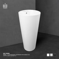 مغسلة تويا أرضية / طولية مع فتحه خلاط HAT-PW202