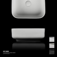 حوض مغسلة سطحي أفرا - مربع WB05