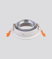 إطار سقفي دائري غاطس المنيوم متحرك ومضاد للوهج بمق...