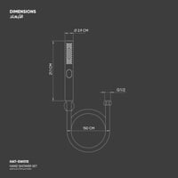 طقم سماعة (دش) شاور ​SW015