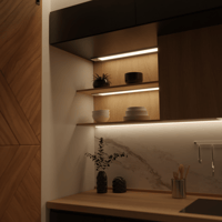 حلول الخزائن اضاءة ليد مع حساس طول 40 سم