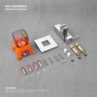 خلاط شطاف مع رداد للمياه الحارة وحامل​ MX004