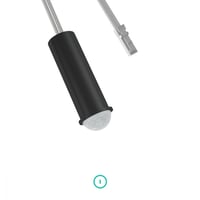 حساس خزائن سلكي لون اسود