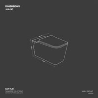 كرسي هويا معلق يعمل بضغط الماء ( 1.5 بار ) بدون خز...