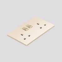 غطاء مقبس ثلاثي 13 امبير ثنائي القطب مزدوج