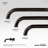 خلاط مغسلة جداري بدون إطار Chronos -CR70551 Framel...