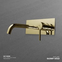 خلاط مغسلة جداري مع إطار MX008