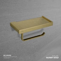 حامل مناديل مع رف - PHP001S