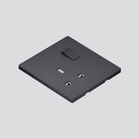 غطاء مقبس ثلاثي 13 امبير ثنائي القطب