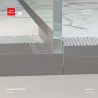 بروفايل المنيوم لتثبيت الزجاج