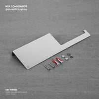 حامل مناديل مع رف PHP002