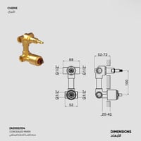 خلاط شاور ثنائي الاتجاه Cherie - CH30220