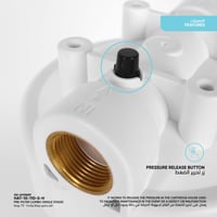 فلتر جامبو مرحلة واحدة - 10 بوصة (هيكل)