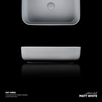 حوض مغسلة سطحي أفرا - مستطيل - WB06