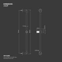 حامل متحرك لسماعة الدش​ SL002