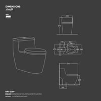 كرسي ديلوكس أرضي قطعة واحدة HAT-2389