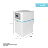 فلتر هاتش المركزي لتنقية المياه - بعد الخزان العلو...