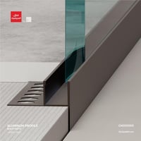 بروفايل المنيوم لتثبيت الزجاج