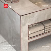 بروفايل التقاء عنصرين و لحماية الزوايا SB017