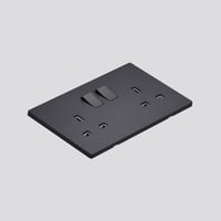 غطاء مقبس ثلاثي 13 امبير ثنائي القطب مزدوج