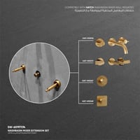 تطويلة قلب خلاط المغسلة المخفي من هاتش