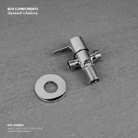 صمام زاوية يدوي بمخرجين مياه (سِكر،محبس) AVE004