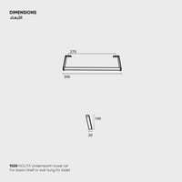 حوض مغسلة معلق (او على السطح) Nolita-50