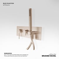 خلاط شاور ثنائي الإتجاه مخفي مع سماعة شاور Blue -...