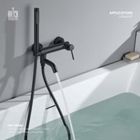 خلاط تأسيس خارجي مع صباب متحرك ثنائي الأتجاه MX056